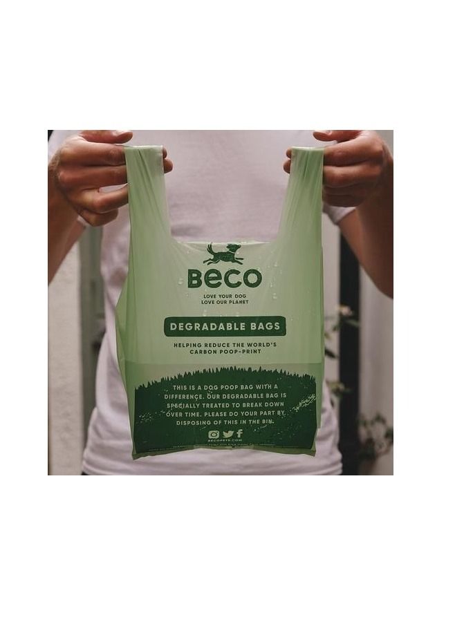 Beco Pets Large Pet Poo Bags With Handle Cover 120pcs 33X18Cm - Image 3