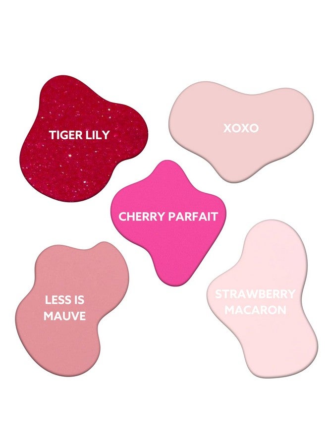 Dazzle Dry Mini Flight - Best of Pinks - 5 Mini Lacquers - Image 2
