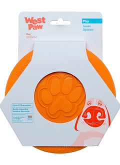 West Paw Zisc Flying Disc Fetch Dog Toy - Small - Orange - pzsku/ZFBEBA0CB4C58260E4946Z/45/_/1734622189/d008a7f9-53b8-4657-b0a7-878bb57861a0