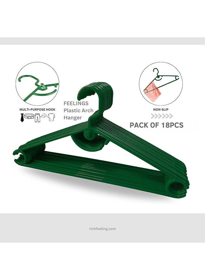 Feelings Plastic Hanger Arch 18Pcs Set (Green) - Image 3