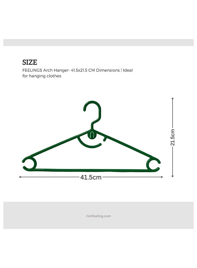 Feelings Plastic Hanger Arch 18Pcs Set (Green) - Image 2