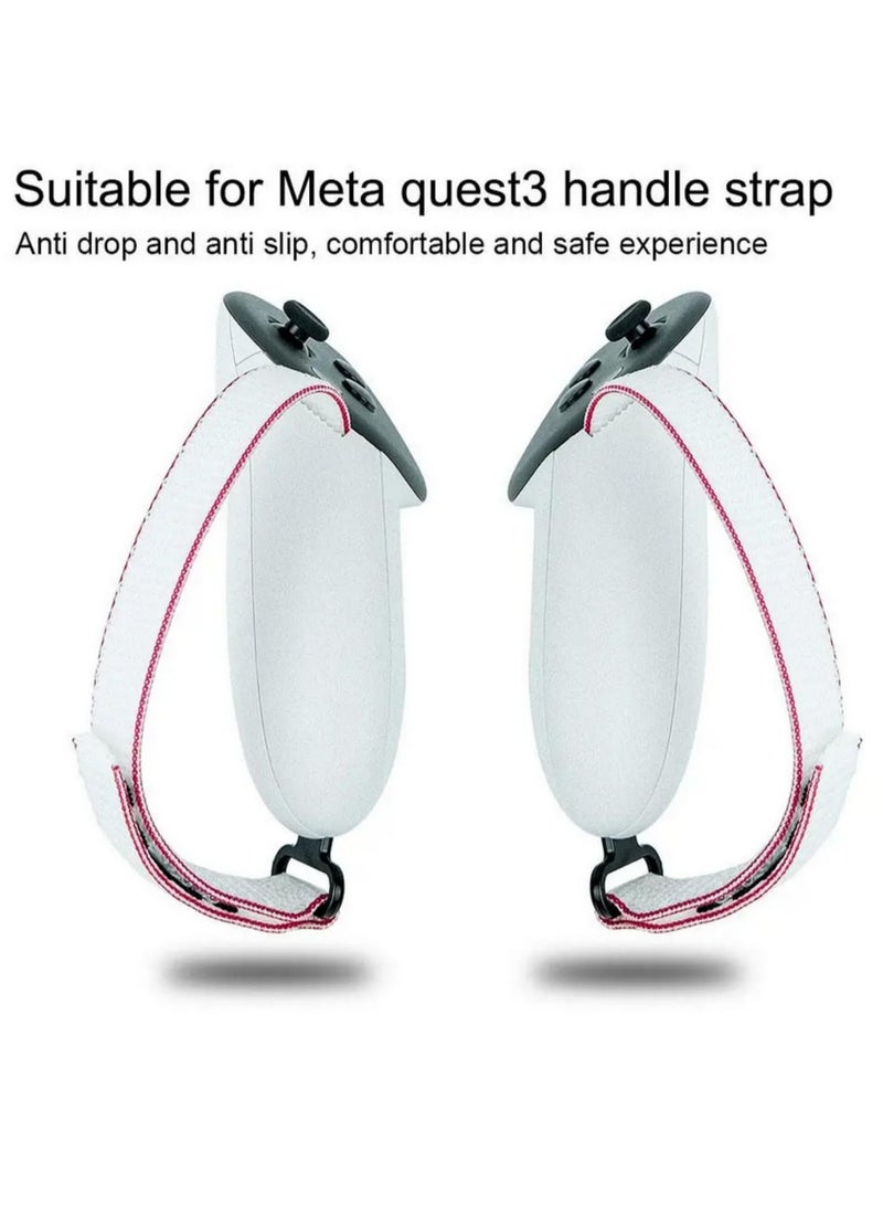 For Meta Quest 3 Handle Strap VR Anti Slip Anti Fall Bracelet Adjustable Strap Controller Protector for Quest 3 Accessories Enhanced Grip Secure Design for Oculus Quest 3 Gaming Essentials - Image 2