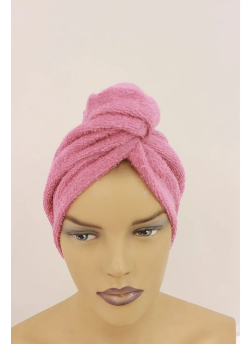 Ender Home Buttoned Hair Drying Cap Curl Head Towel Hair Drying Cap