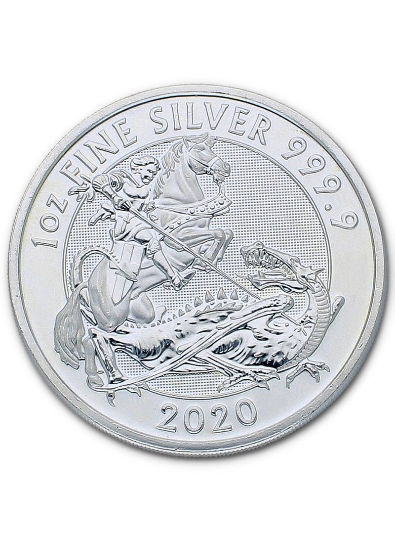 FK Jewellers - Elizabeth II 2 Pounds 1 Ounce Coin in 999.9 Silver - FKJCONSL2217 - Image 1
