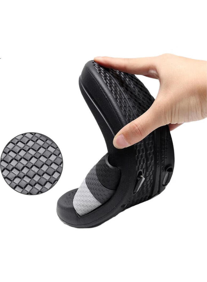 Guoluofei (Guoluofei) Slippers For Men And Women, Odor-Resistant, Thick-Soled, Non-Slip, For Summer Bathing And Home Use, Pink, Size 38-39 - Image 2