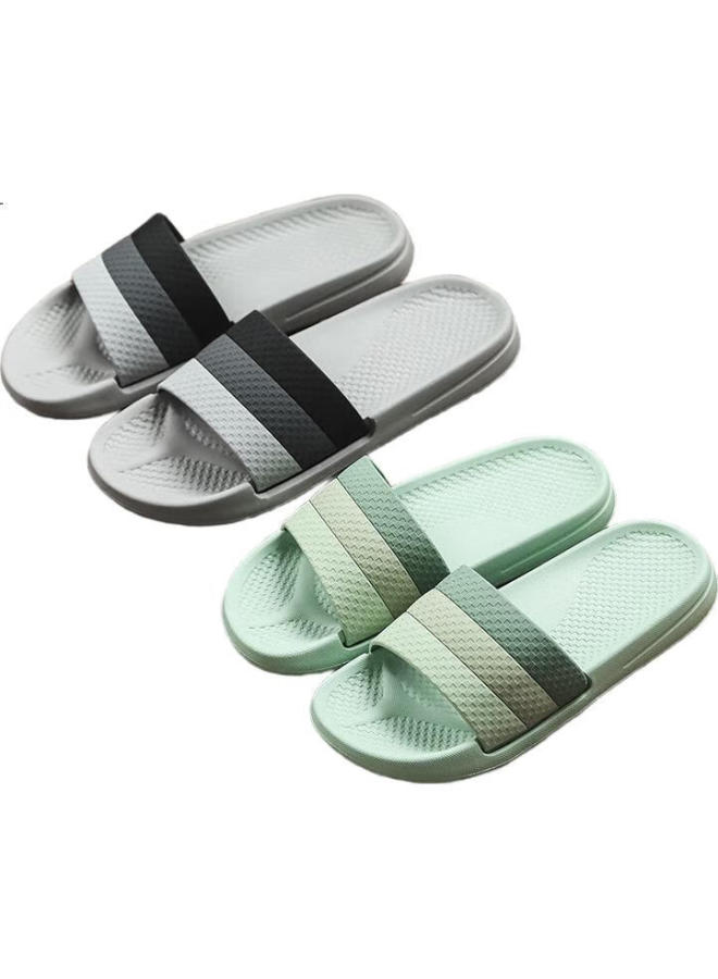 Guoluofei (Guoluofei) Slippers For Men And Women, Odor-Resistant, Thick-Soled, Non-Slip, For Summer Bathing And Home Use, Pink, Size 38-39 - Image 3