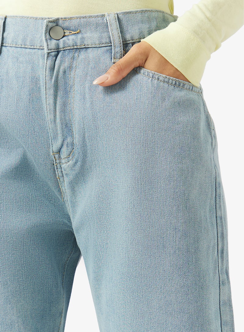Ginger Mid Rise Straight Fit Jeans - Image 4