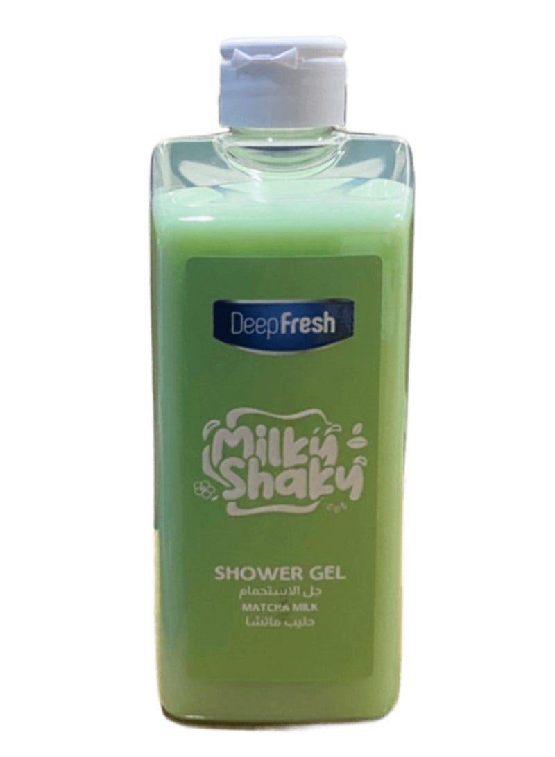 Deep Fresh Milky Shaky Shower Gel With Caramel Macchihato  500 Ml