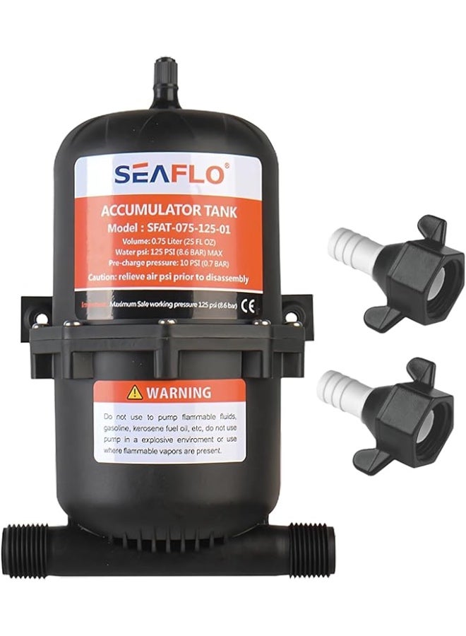 Seaflo Pressurized Accumulator Tank 0.75/1L - Image 2
