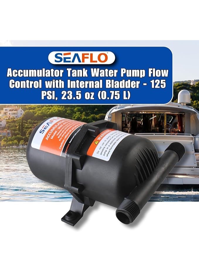 Seaflo Pressurized Accumulator Tank 0.75/1L - Image 3