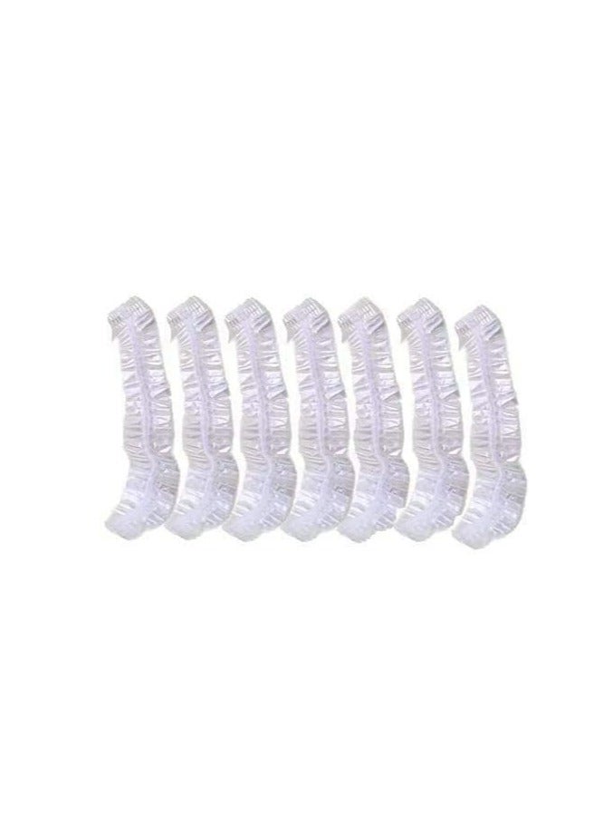 بروماس 25 قطعة قبعة استحمام للاستعمال مرة واحدة، قبعة استحمام، غطاء بلاستيكي للشعر - Image 3