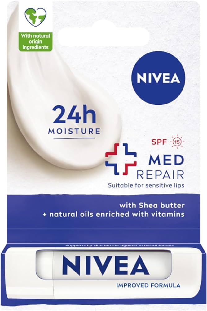 Nivea A Kiss of Recovery Medicated Lip Care SPF 15-0.17 oz - Image 1