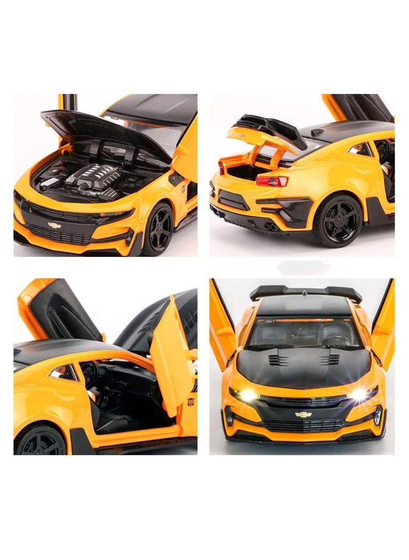 Generic - Die-Cast Metal 1:32 Scale (Chevrolet Camaro) with Openable Doors and Pull Back Action, Lights And Music - Image 1