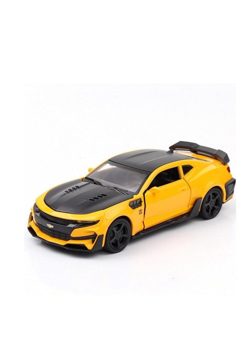 Generic - Die-Cast Metal 1:32 Scale (Chevrolet Camaro) with Openable Doors and Pull Back Action, Lights And Music - Image 1