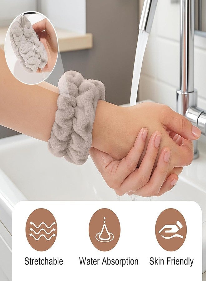 INOVERA (LABEL) 20 Pcs Makeup Sponge Set - Beauty Blender Sponges - Makeup Tool with Spa HeadBand, Wristbands & Reusable Cleaning Sponge for Women (Brown) - Image 3