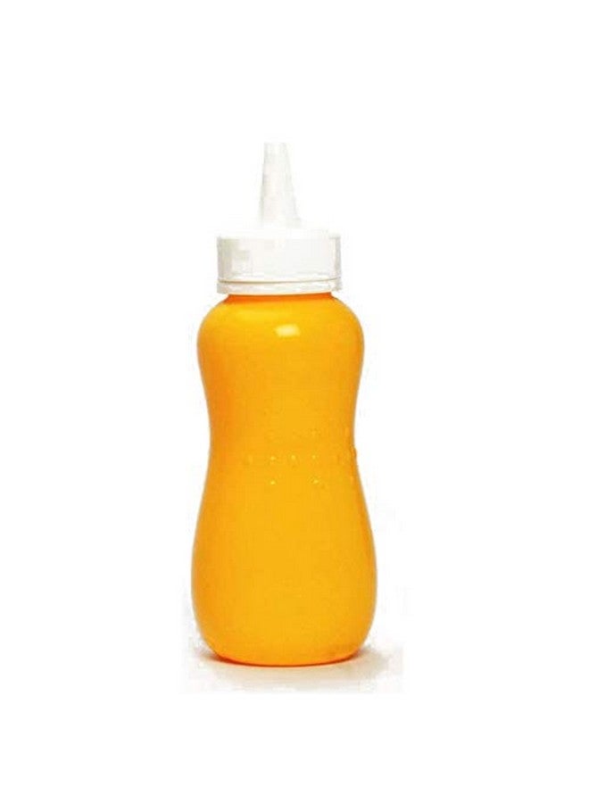 Gluman Gluman Squeezy Sauce Bottle for Clean & Mess-free Dispensing | 100% Food Grade | Dishwasher Safe | Freezer Safe | Ergonomically Designed | Reusable (Yellow (Set of 4)) - Image 2