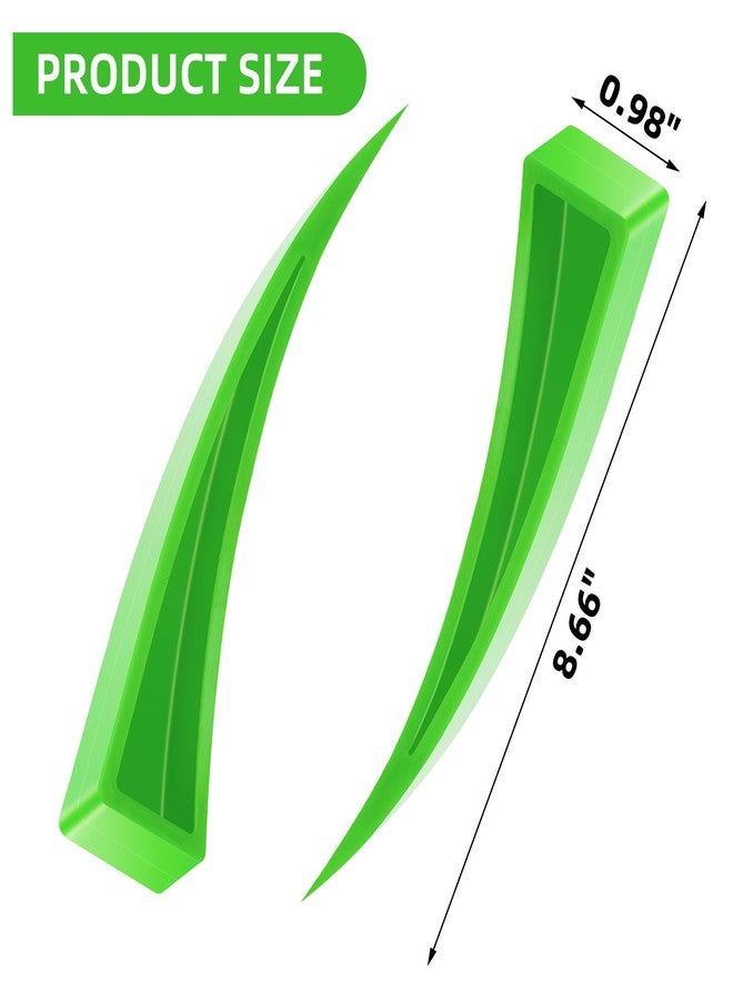 AUTODECO 4 Pieces Car Window Curved Dent Repair Kit Window Guard and Wedge (Green) - Image 2