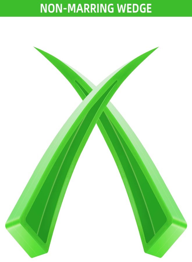 AUTODECO 4 Pieces Car Window Curved Dent Repair Kit Window Guard and Wedge (Green) - Image 5