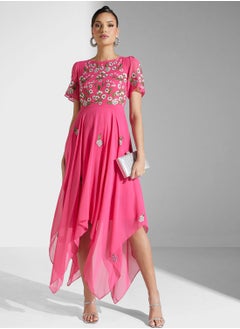 Embroidered Pleated Dress - pzsku/ZFBECAC8AED792CADECEAZ/45/_/1711685895/191e709f-56fd-4e22-8d62-02ae900ea8ad