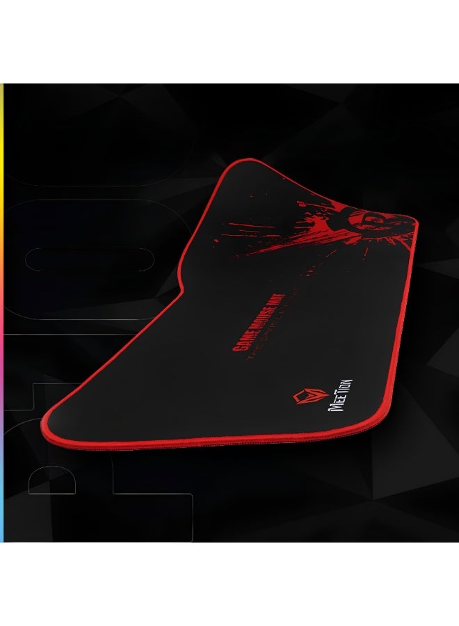 Meetion MT-P100 Extended Gaming Mouse Pad – Large Desk Mat with Anti-Fray Stitched Edges, Optimized Fabric Surface & Non-Slip Rubber Base for Precision Control - Image 3