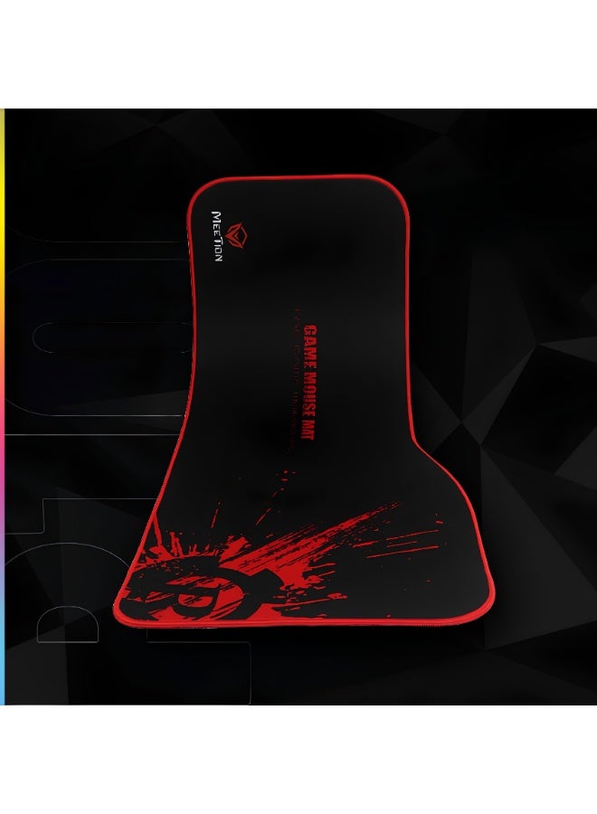 Meetion MT-P100 Extended Gaming Mouse Pad – Large Desk Mat with Anti-Fray Stitched Edges, Optimized Fabric Surface & Non-Slip Rubber Base for Precision Control - Image 5