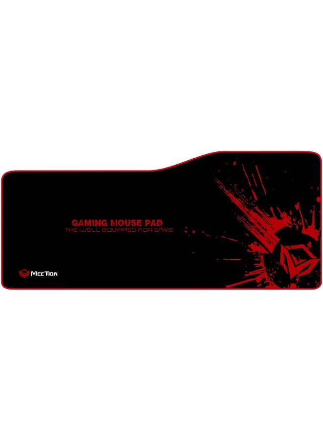 Meetion MT-P100 Extended Gaming Mouse Pad – Large Desk Mat with Anti-Fray Stitched Edges, Optimized Fabric Surface & Non-Slip Rubber Base for Precision Control - Image 1