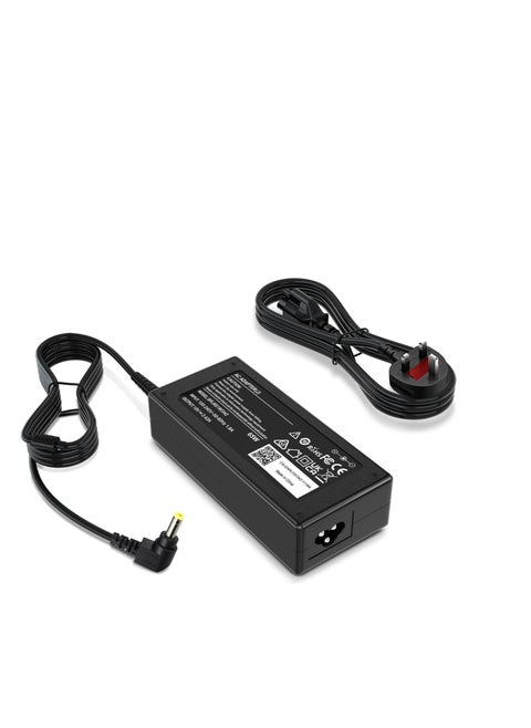 65W 19V 3.42A  AC Adapter for Toshiba Satellite C55 C55D C55DT C55T C75 C75D C655 C855 L55 L745 S55 C55-B5240X C55T-A5222 Asus Q551L Q301 U56E X551M X555L Power Cord Tip 5.5x2.5mm
