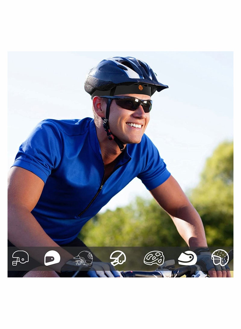 Loquat 2 Pack Sweat Bands Headbands for Men Women Elastic Headband Sports Sweatbands Athletic Stretchy Head Band Cycling Running Cross Fit Training Yoga Basketball - Image 3