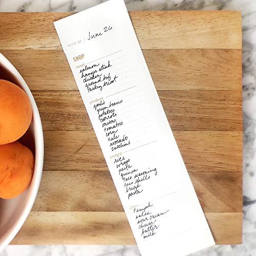 Two Tumbleweeds Meal Planning Notepad - What's for Dinner Weekly Meal Planner and Grocery List Magnet Pad with Tear-Off Shopping List - Family Dinner Menu for Fridge & Meal Prep - 6x9” - 50 Sheets - Image 5