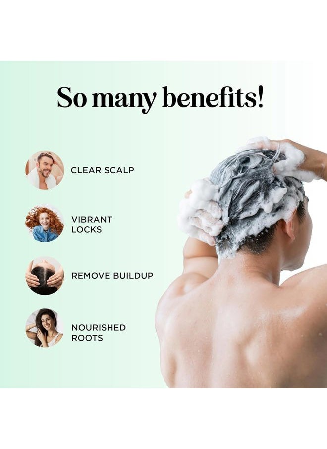 Maple Holistics - Clarifying Shampoo for Build Up and Oily Hair - Deep Cleansing Shampoo with Rosemary - Refreshing Lemon for Greasy Hair & Jojoba Oil for Scalp Cleanser - Anti Residue Shampoo for Healthy Scalp - 8 Oz - Image 1