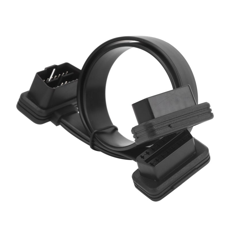 OBD2 Splitter 16 Pin Connector Dual Diagnostic Tool Support - 0.98ft Length 16 Brass Wires High Conductivity OBD Extension Cable for Automotive Diagnostic Devices - Image 4