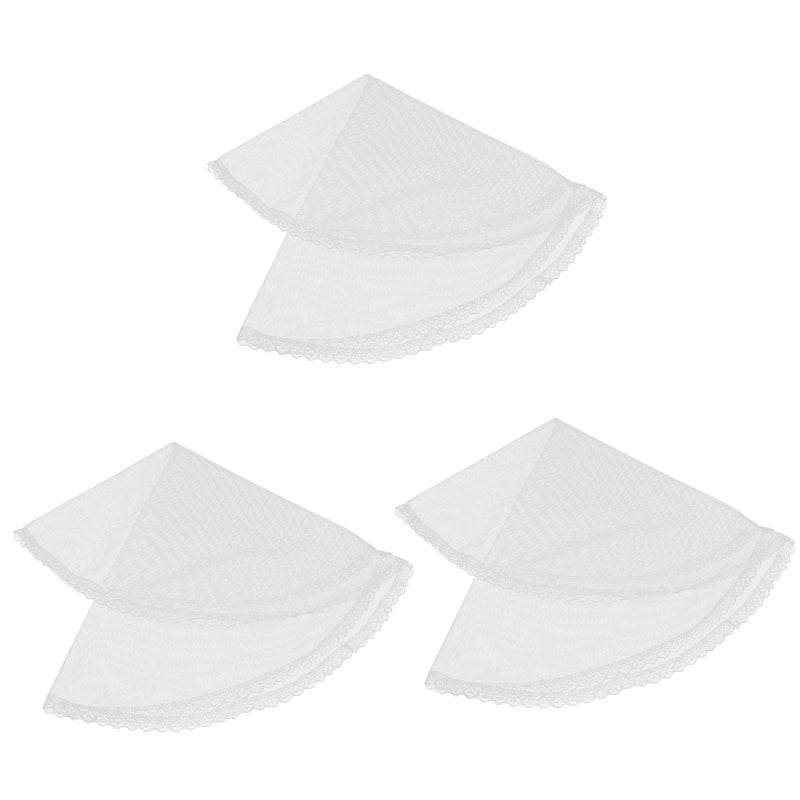 3pcs Doll Wedding Dress Veil Small Doll Gown Dress Veil Doll Hair Accessories - Image 1
