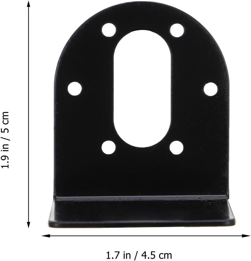 SECFOU، 2 قطعة من دعامات تركيب محركات التروس الكهربائية (DC Gear Motor Mounting Brackets)، أدوات لتثبيت محركات التروس ومقاعد داعمة - Image 2