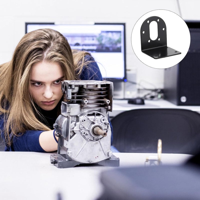 SECFOU، 2 قطعة من دعامات تركيب محركات التروس الكهربائية (DC Gear Motor Mounting Brackets)، أدوات لتثبيت محركات التروس ومقاعد داعمة - Image 5