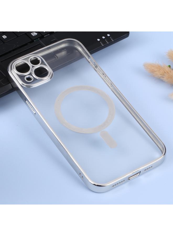 S-TOP Case For iPhone 14 MagSafe Electroplating Straight TPU Phone Case - Image 2