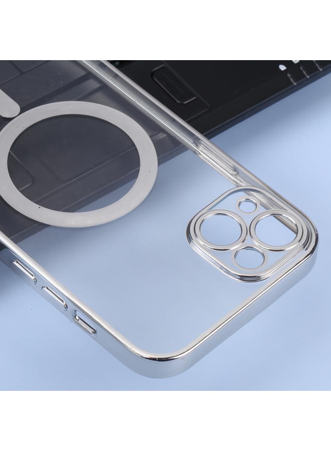 S-TOP Case For iPhone 14 MagSafe Electroplating Straight TPU Phone Case - Image 5