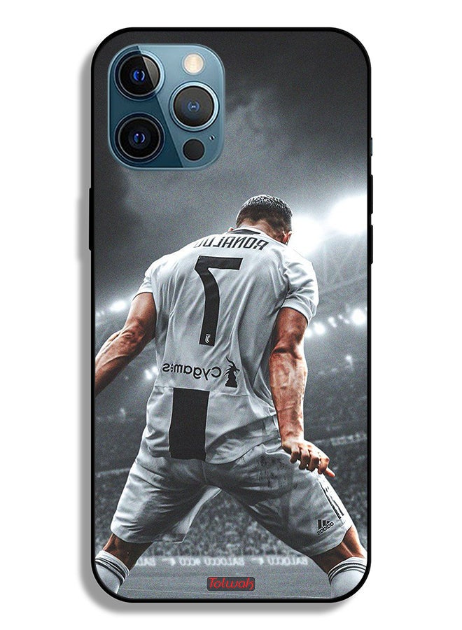 Tolwak Apple iPhone 12 Pro Max Protective Case Cristiano Ronaldo Celebration - Image 2