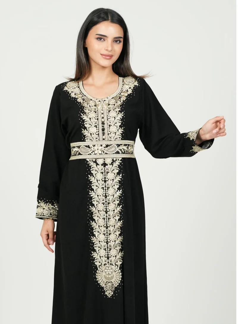 AL BENT AL SHARQIEH embroidered jalabiya dress
