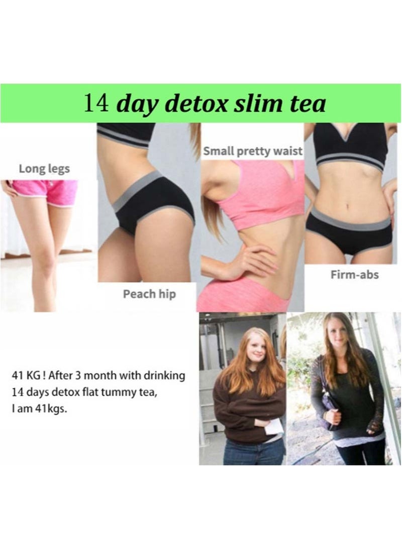 Wins Town 14-Day Detox Tummy Tea Bags, Weight Loss Slimming Tea, Detox Tea Support Healthy Digestive and Metabolism,Reduces Accumulation of Abdominal Fat,14 Bags - Image 5