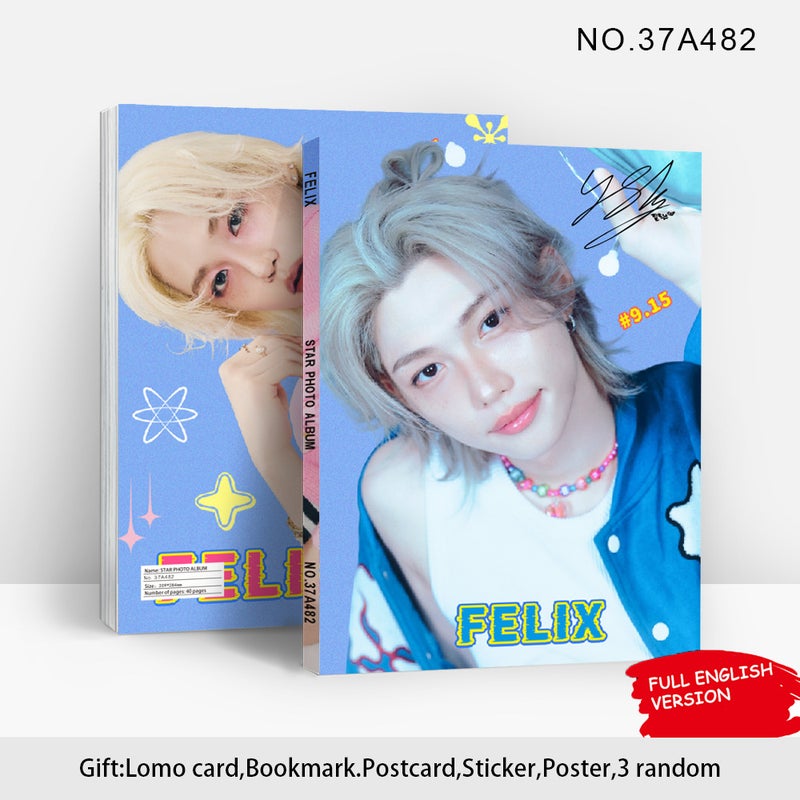 FELIX Celebrity Photobook Collection – 40 Pages High-Gloss Premium Photo Album with Hot Stamping Cover