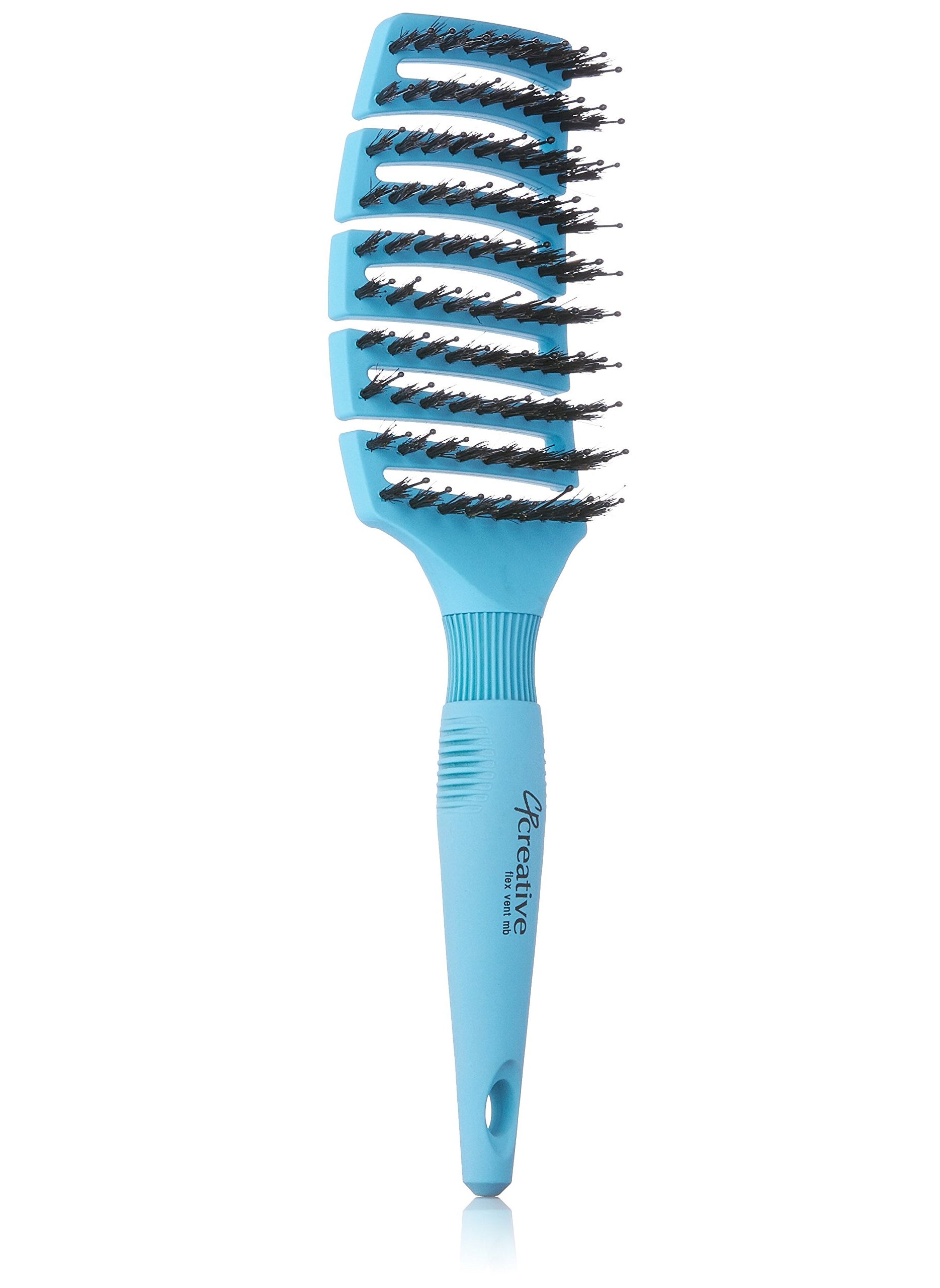 Creative Creative Hair Brushes Boar & Pin Bristle, Blue 