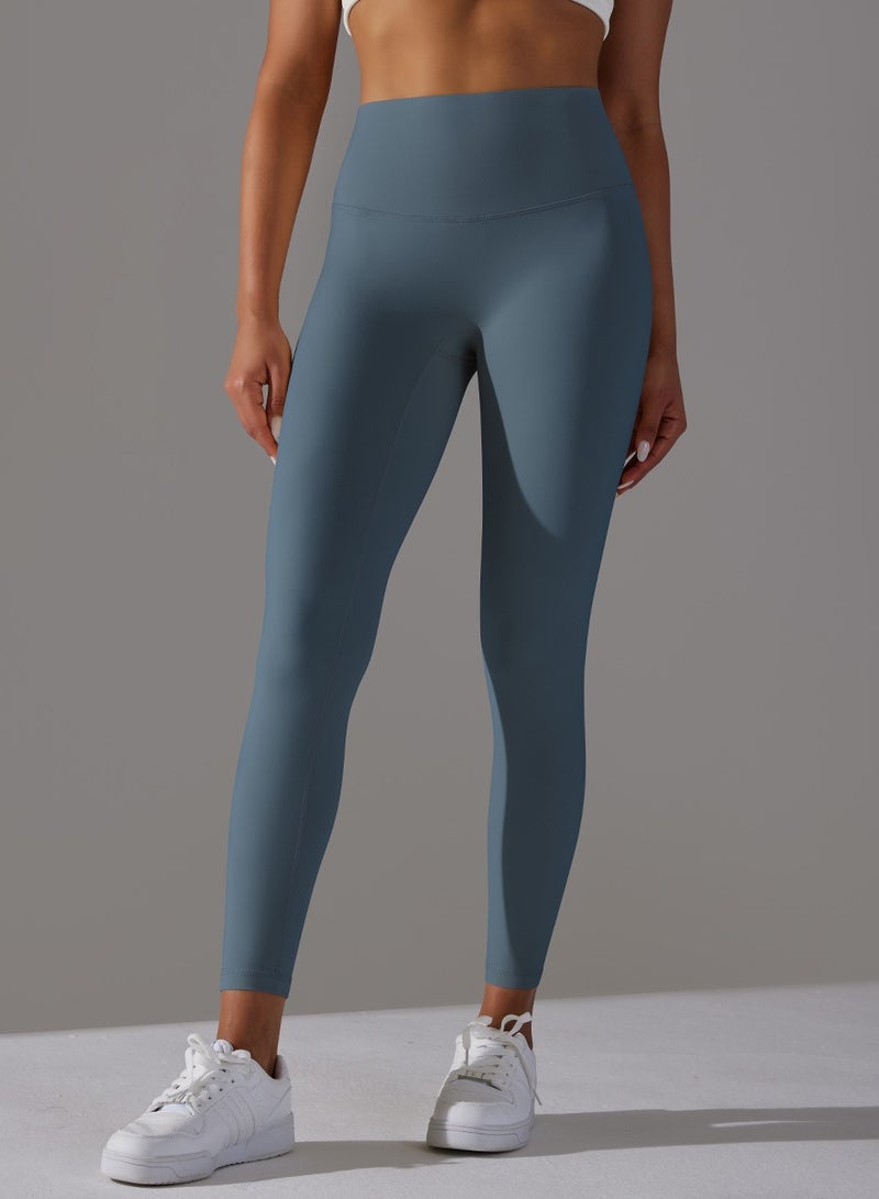 Loquat Yoga Tight Fitting Stretch Soft Pants Blue  - Image 1