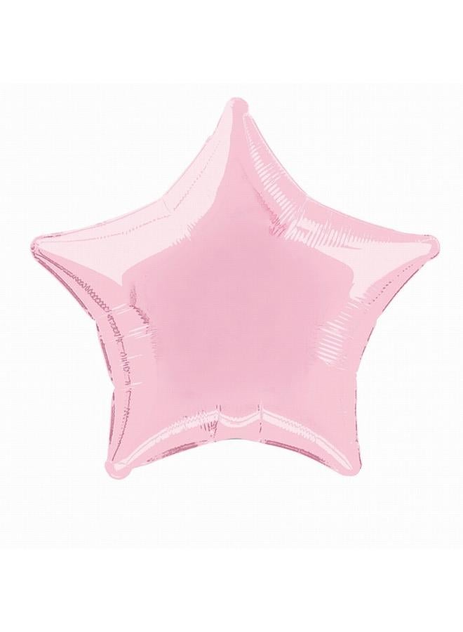 Unique 20'' Star Pastel Pink Foil Balloon - Image 1