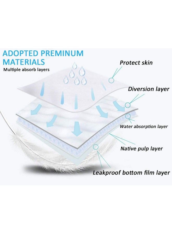 Tinkle Med Maxsorb Baby Underpads 60 Cms X 90 Cms Disposable Changing Pad Reusable Portable Diaper Changing Mat Leak Proof Breathable Underpads (60 X 90 Cms Counts 8 Pack Of 1) - Image 4