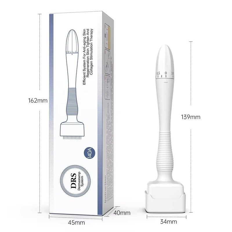 JB Export Derma Pen Stamp For men and Women Microneedle Pen for Body Hair Beard Growth Adjustable Microneedling Stamp For Skin 05mm 3mm Titanium Micro Needle Derma Stamp For Skin Care - Image 5