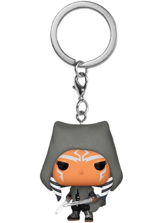 Funko - Funko Pop! Keychain: Ahsoka - Ahsoka Tano With Dual Lightsabers - Star Wars Novelty Keyring - Image 1