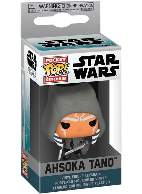 Funko Pop! Keychain: Ahsoka - Ahsoka Tano With Dual Lightsabers - Star Wars Novelty Keyring