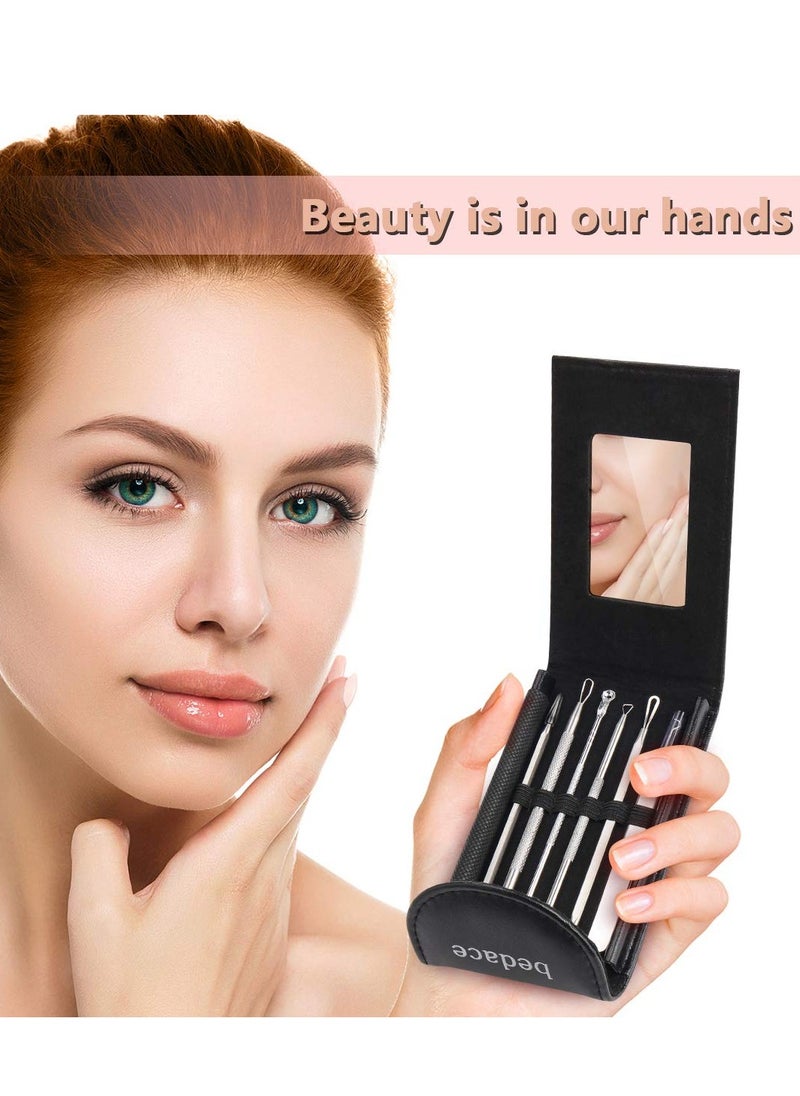 SYOSI - 6 Pcs Stocking Stuffers Blackhead Remover Kit Ingrown Hair Removal White Heads Removers Pore Extraction Tool Facial Skin - Image 1