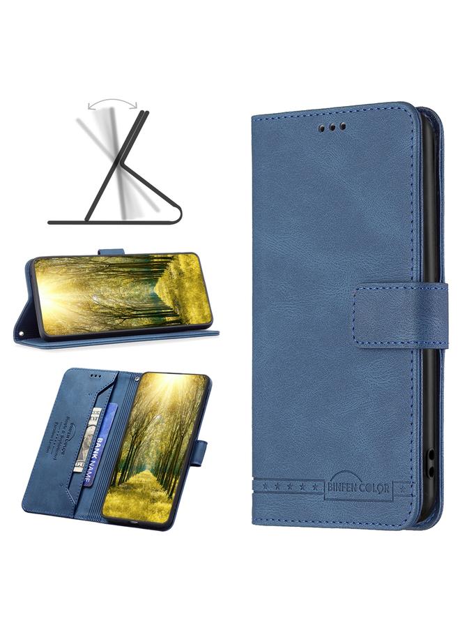 The Bros Case For Xiaomi Poco M4 Pro BF09 Magnetic Buckle RFID Flip Leather Phone Case