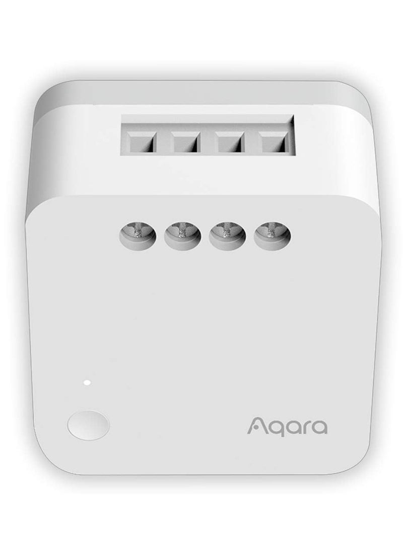Aqara - Single Switch Module T1  No Neutral,Zigbee 3.0, Remote Control,Timer Mode,Voice Control Enabled, Energy Monitoring,Overheat & Overload Protection,Max. 5A (1250W),A Hub is required - Image 1